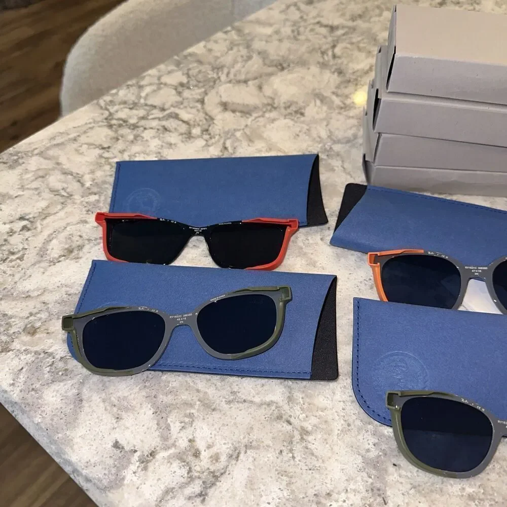 Lot of 6 Ray-Ban RY1632C Youth Sunglasses – For Parts/Repair – Asst Colors